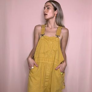 Vintage Carhartt Mustard Yellow Overalls